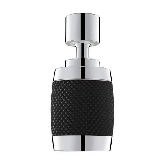 SharkTRUE Replacement Kitchen Faucet Sprayer Head with 3 Modes and 720 Degree Swivel, Rust-Proof ABS Brass, Black