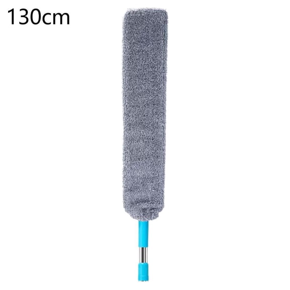 SharkTRUE Retractable Dust Cleaner, Multifunction Retractable Microfiber Dust Brush Mop, Extendable Microfiber Duster with Bendable & Removable Head for Cleaning Under Refrigerator Sofa Bed