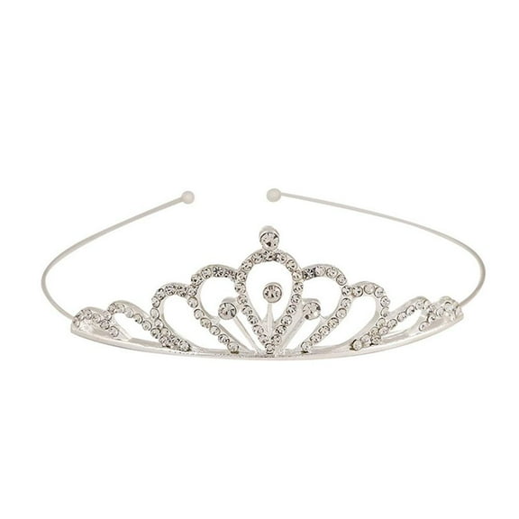 SharkTRUE Rhinestone Tiara Crown Wedding Hair Accessory For Girls Women &