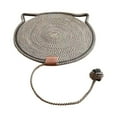 thumbnail image 1 of SharkTRUE Round Cat Scratcher Mat,16.9inch Natural Cotton Rope Cat Scratching Mat with Ball Toy,Cat Scratch Furniture Protector for Wall Floor Couch Carpets Sofa, 1 of 9