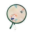 thumbnail image 1 of SharkTRUE Round Foldable Hand Fans, Handheld Flower Cartoon Styles Cooling, Polyester, PET, Open by 21cm/8.26 inch, fold by 7.5cm/2.95 inch, 1 of 9