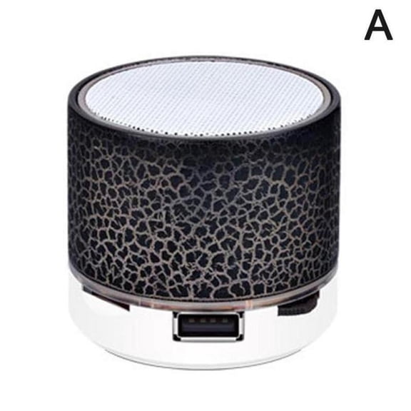 SharkTRUE Small Crack Bluetooth Speaker Round Shape Led AY BK AL TV OK FC
