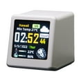 thumbnail image 1 of SharkTRUE Smart WiFi Weather Station Digital Clock Temperature, Humidity Alarm Time Hone Desktop Clock Decoration, 1 of 9