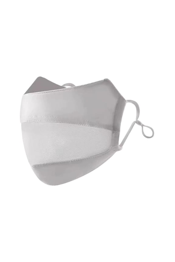 Sun Protection Face Mask for Outdoor Activities, UPF50+ Ice Silk Cooling Breathable Full Coverage Adjustable Ear Straps, 9x6 Inch