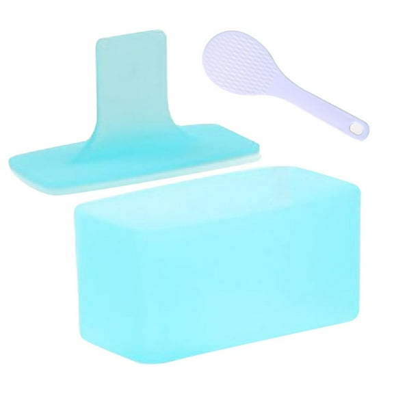 SharkTRUE Sushi Onigiri Maker Mold Non Stick Mold Kit Clear Press Easy Clean DIY