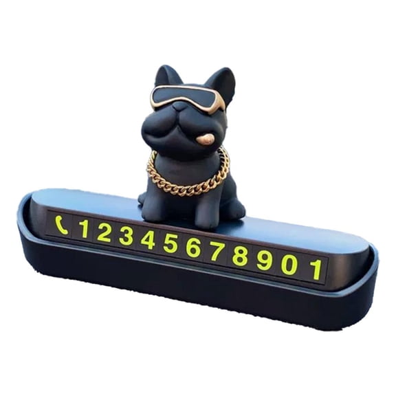SharkTRUE Temporary Parking Number Card Car Phone Number Plate For Buses Parking JF
