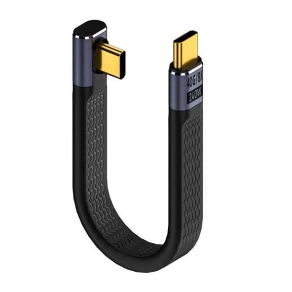 SharkTRUE USB C to C Gbps High Speed Data Transfer Cable, CM W PD Charging Cable Tablet Bank, SSD, Power For Phones, Laptop,