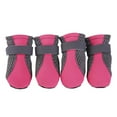 thumbnail image 1 of SharkTRUE Waterproof Dog Shoes, Washable Dog Mesh Boots, Reusable Soft Paw Protectors Boots with Adjustable Reflective Strap for Hiking Running, 1 of 10