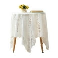 thumbnail image 1 of SharkTRUE White Lace Tablecloth Nordic Country Coffee Tablecloth For Household Restaurant Decoration Curtain Gauze Cover Cafe, 1 of 9