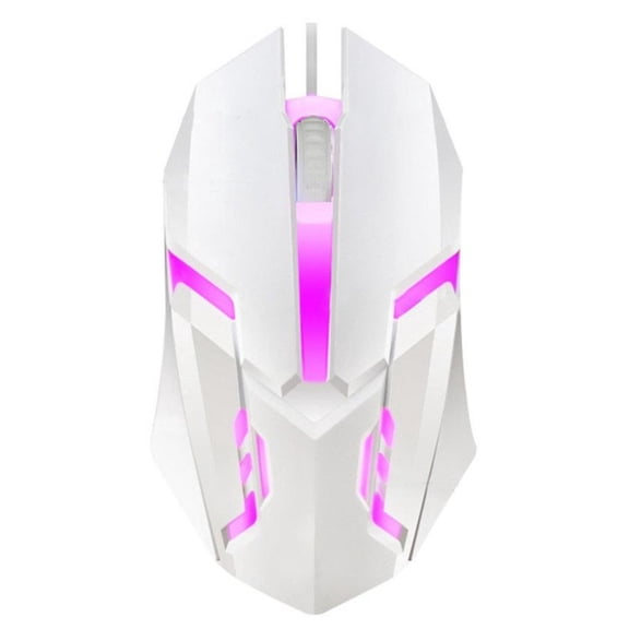 SharkTRUE Wired USB Gaming Mouse with 7-Color LED Backlight - Ergonomic Design with Side Buttons for PC, Laptop & Home Office