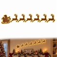 SharkTRUE Wooden Reindeer LED Wall Decor, 7 Pcs Backlit Warm Light ...