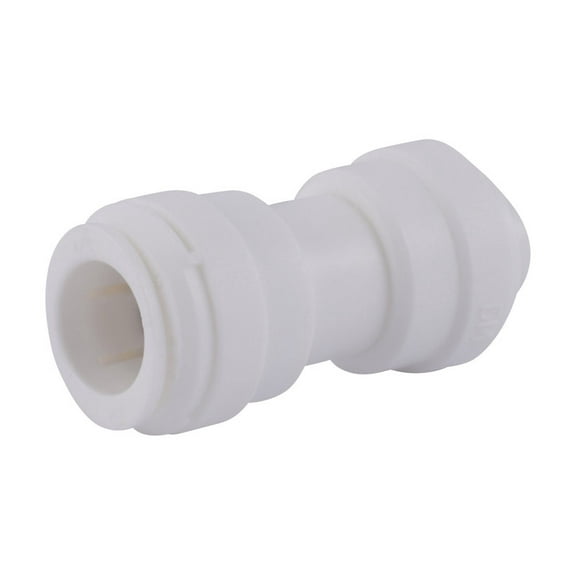 Sharkbite 4924007 0.5 in. Push x 0.38 in. Dia. Push Plastic Reducing Coupling, White