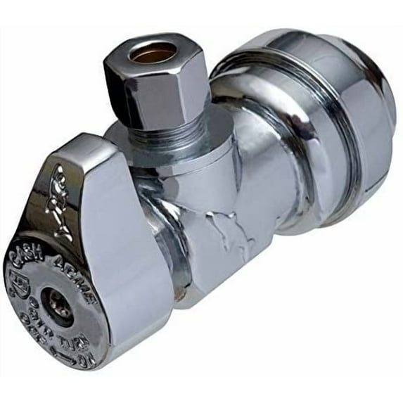 Sharkbite Angle Stop Lead Free 1/2 " Sharkbite X 1/4 " Compression Copper Quarter Turn
