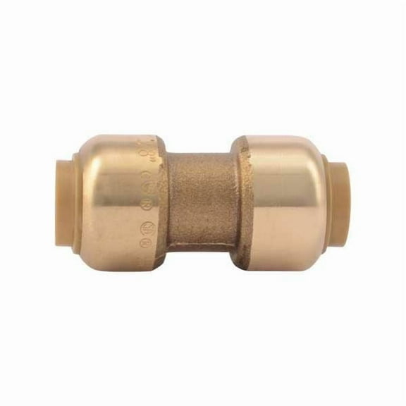 Sharkbite 3/8" Push-Fit DZR Brass Coupling U006LF
