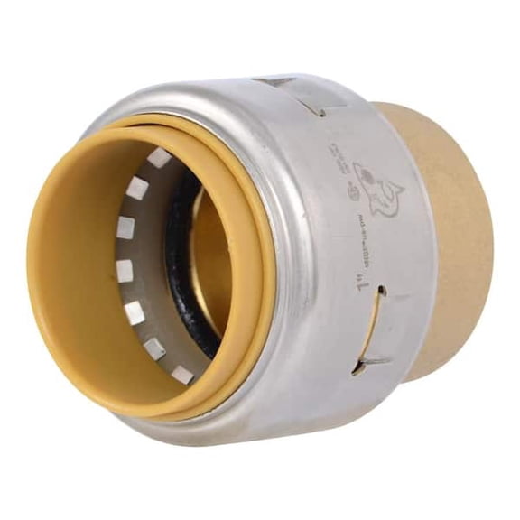 Sharkbite 1" Brass Push-To-Connect End Cap - U520LF