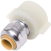 Cash Acme Faucet Connector Sharkbite Coupler Style - Lead Free - 1/4" x 1/2"   Residential Use, Standard Application
