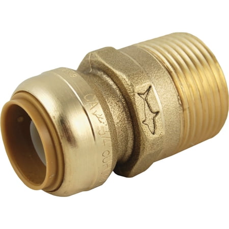 SharkBite Male Connector Slip Adapter - Easy Installation, Lead Free - 1 In. X 3/4 In. — Residential Use, Standard Application