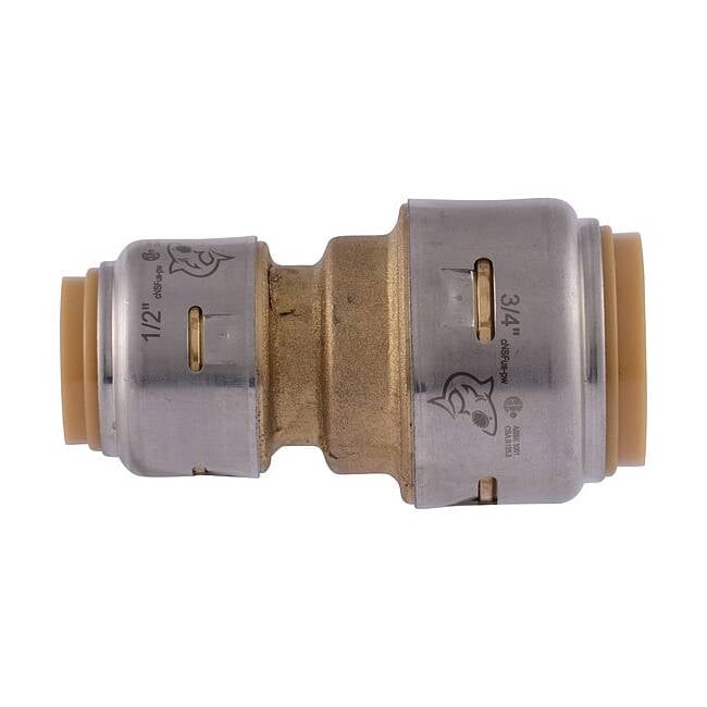 Sharkbite Max Adapter,Brass,3/4 in Size A Pipe Size UR058 - Walmart.com