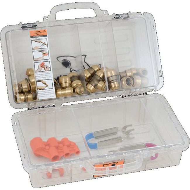 Sharkbite Push Fit Contractor Kit, 3/4'' And 1/2'', Lead Free