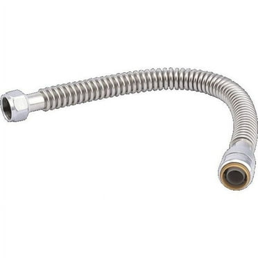 Sharkbite SS3088FLEX18LF Water Heater Connector, 3/4" X 3/4" X 18", Brass