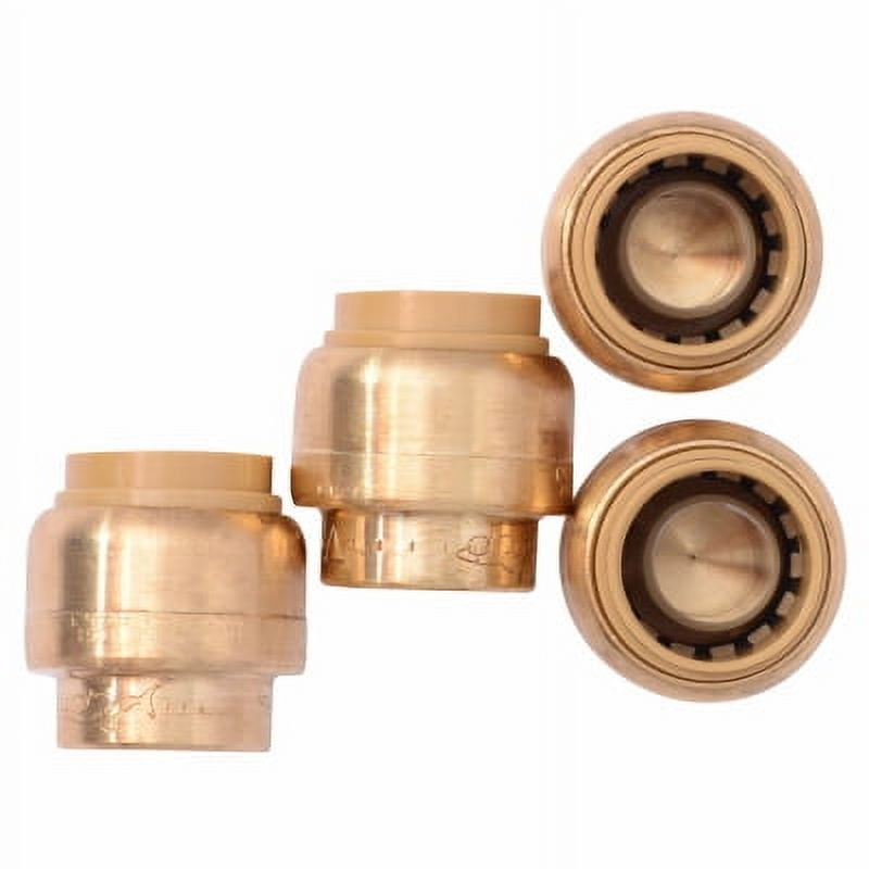 Sharkbite Sharkbite 4 Pack 1/2" End Stop Connects Copper CPVC Or Pex
