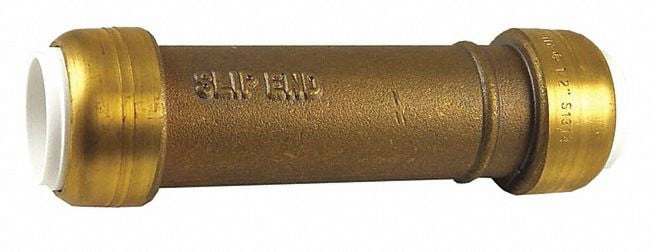 Sharkbite Slip Coupling ,Brss,4 1/8.L,5/8in. dia. UIP3008
