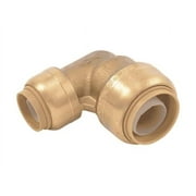 Sharkbite U274LF 3/4" X 1/2" Brass Push 90 Elbow