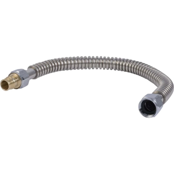 Sharkbite UAB3088FXSS18LF PEXA Water Heater Connector, Flexible Stainless Steel, 3/4 PEXA Brass Expansion x - Quantity 1