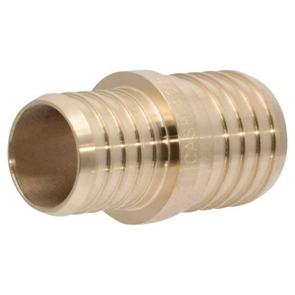 SharkBite PEX Barb Reducing Coupling UC060LFA - Brass Reducer Fitting - 3/4 x 1 In