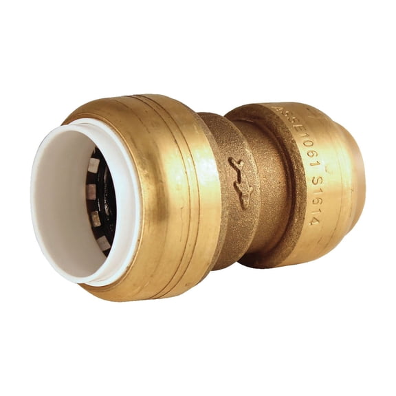 Sharkbite UIP4016 3/4' Brass Push-To-Connect PVC IPS x CTS Conversion Coupling