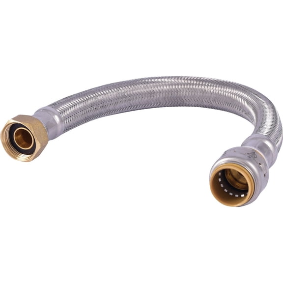 Cash Acme Sharkbite Water Heater Connector Lead Free 3/4 " Fip X 3/4 " Residential Use, Standard Application