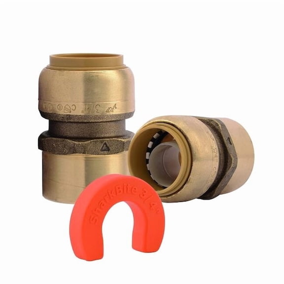 Tube Fitting Kit, Push-to-Connect, Brass 22441LF