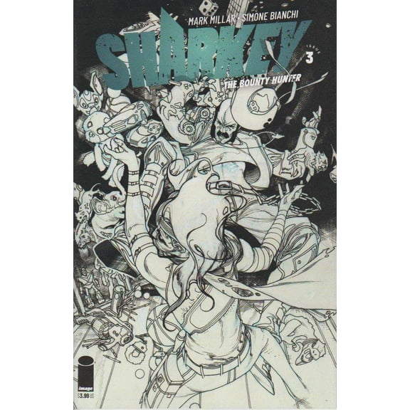Sharkey the Bounty Hunter #3B VF ; Image Comic Book