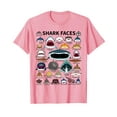 thumbnail image 1 of Sharkk Faces Type of Shark Shark Faces of All Kinds Unisex T-Shirt Funny Cute Shirt Graphic Tee, 1 of 4