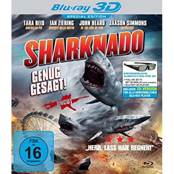 Sharknado (2013) ( 2-Headed Shark Attack ) (3D) [ Blu-Ray, Reg.A/B/C Import - Germany ]