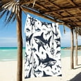 thumbnail image 1 of Sharks Anchors Beach Towel Oversized Sandproof Absorbent Quick Dry Towels Adult for Travel Vacation Essentials, 1 of 7