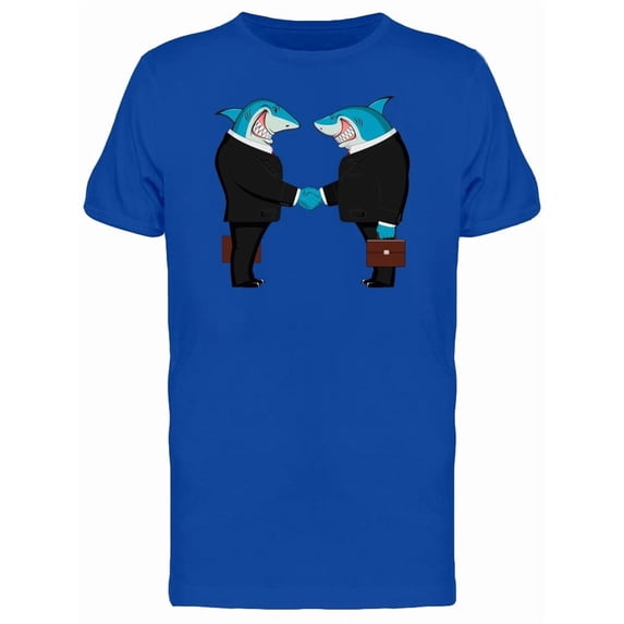 Sharks Business Shaking Hands Tee Men's -Image by Shutterstock