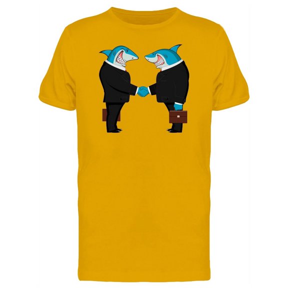 Sharks Business Shaking Hands Tee Men's -Image by Shutterstock