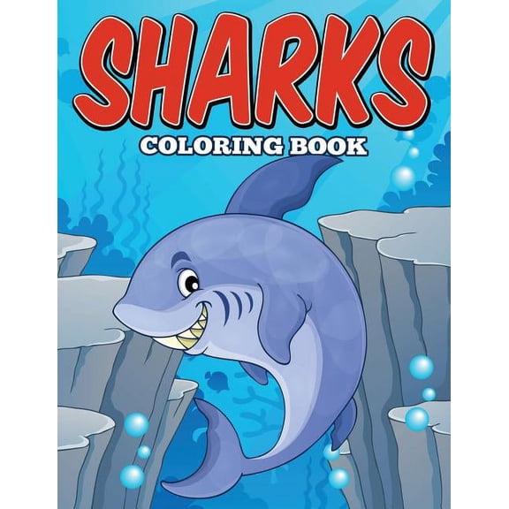 Sharks Coloring Book (Paperback)