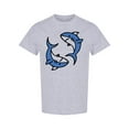 thumbnail image 1 of Sharks Design T-Shirt Men -Image by Shutterstock, Male XX-Large, 1 of 2