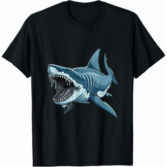 Greenink Sharks Heart Ocean Animal Shark Lovers Men Women Kids Humor Gifts T-Shirt