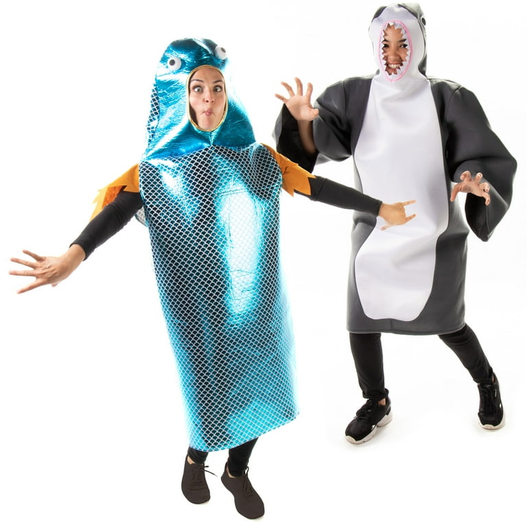 Sharks & Minnows Halloween Couples' Costume - Funny Fish Joke