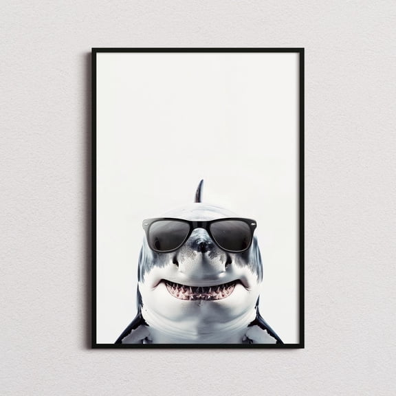 Sharks of the World Identification Chart Poster Marine Biology Educational Species Guide Wall Art Coastal Ocean Life Science Classroom Home Decor 12x18 inch UNFRAMED