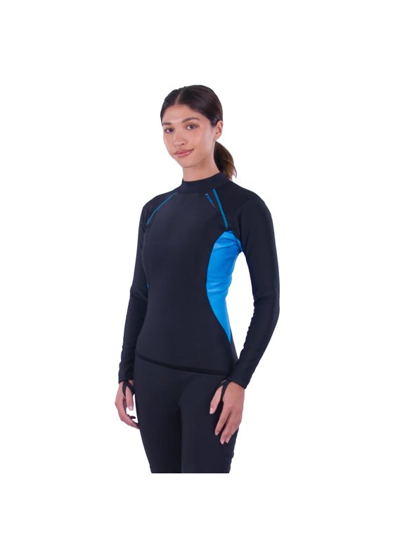 Chillproof Women's Chest Zip Long Sleeve Top