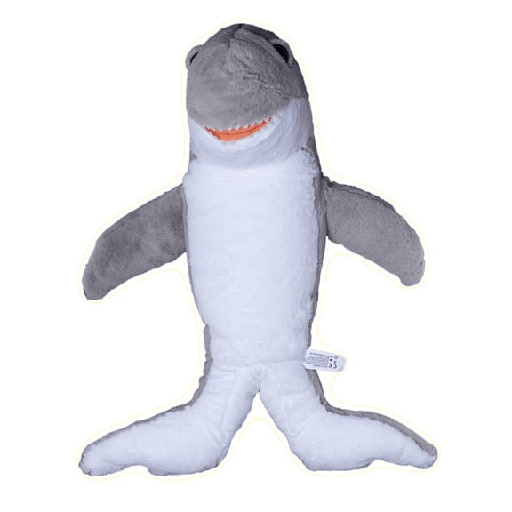 Sharky Shark Plush 16 Inch Stuffed Ocean Animal Soft Marine Toy Figure
