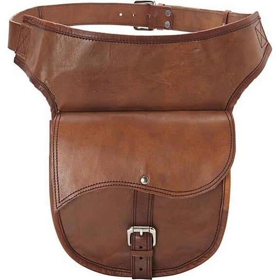 Sharo All Leather Adjustable Hip Bag