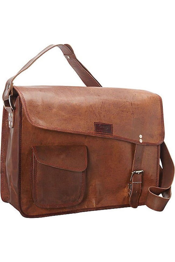 Cross Flap Style Laptop Messenger Bag