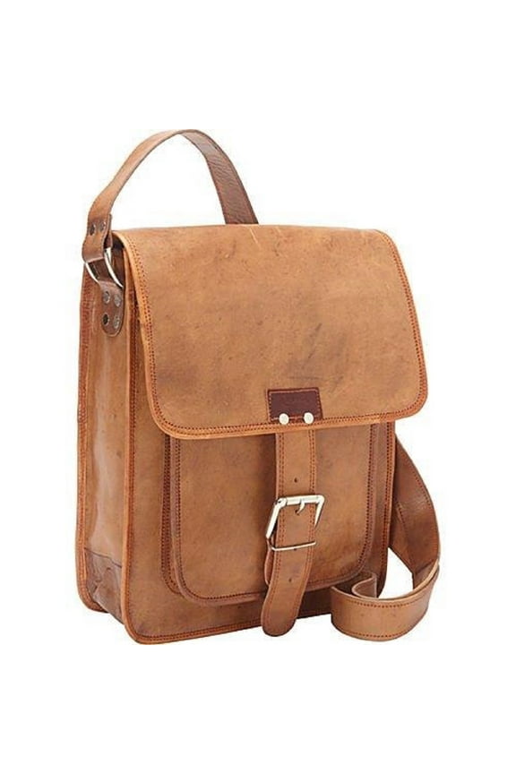 Retro Leather Messenger Bag