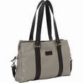 thumbnail image 1 of SHARO Women's Leather Handmade Tote Handbag with Adjustable Leather Shoulder Strap, Gray, 1 of 7
