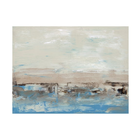 Sharon Gordon 'Bridges Cyan IV' Canvas Art